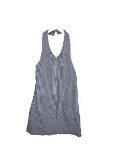 EK 574 Kleid Kookai Karriert Blau Weiss Gr 40 - Bild 1 von 3