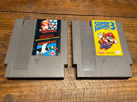 Super Mario Bros. 1, 3, & Duck Hunt Nintendo Mario Video Games NES Cartridges