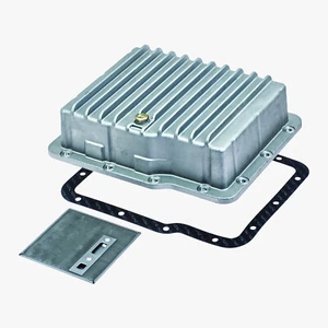 1962-73 Aluminum Powerglide Transmission Pan Aluminum with Perfomance Filter - Picture 1 of 10