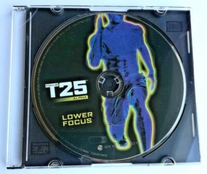 Lower Focus T25 Alpha Authentic Replacement Motivating Fitness DVD Disc - Foto 1 di 6