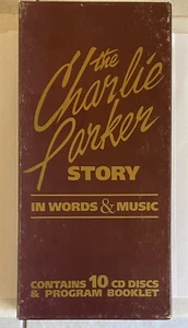 The Charlie Parker Story - In Words & Music - 10 CD Set - Like New - Very Rare - Foto 1 di 2
