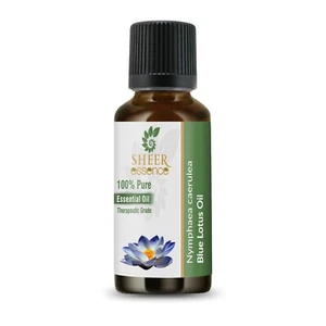 Blue Lotus Oil-Pure Top Premium Oil-100% Absolute Organic Essential Oil 5-1000ML - Picture 1 of 12