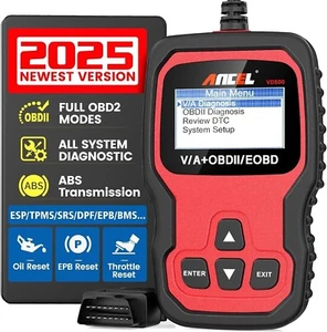 2025 Profi Diagnosegerät KFZ OBD2 Scanner ABS SRS EPB Oil Fit für VW Audi - Bild 1 von 17