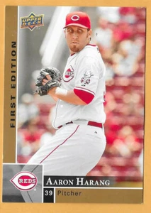 AARON HARANG CINCINNATI REDS #80 - UPPER DECK FIRST EDITION NM-MT 2009 - Picture 1 of 2