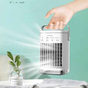 Portable Fan Air Conditioners USB Electric Fan LED Night Light with 700ml Tank - Picture 1 of 11