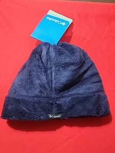 Columbia Plüsch Beanie Wintermütze Einheitsgröße Kleinkind Unisex Navy  - Bild 1 von 6