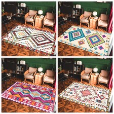 Bohemian National Tradition Area Rug Carpet Dining Room Floor Mat Home Bedroom