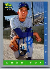 1993 Classic Best #101 Chad Fox SIGNED   Charleston Wheelers