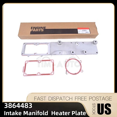 Colector de admisión rejilla plenum para placa calefactora Dodge RAM Cummins 2500 3500 6,7 L Foto 1 de 4