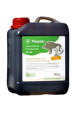 SEVEN OAKS Pinotar - Buchenholzteer Plus mit Pinienöl 2,5 Liter, Schwarzwild Lockmittel