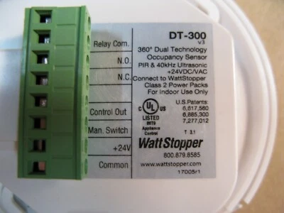 WATTSTOPPER DT-300 dual tech 360* OCC sensor. white - Image 1 of 3