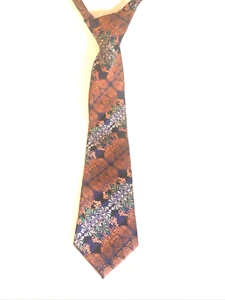 Vintage Necktie Jason & Vouge 3.5" Wide 59" Long Silk Retro Hand Made Italion - Picture 1 of 6