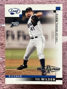 2003 Leaf Press Proof Blue /50 Paul Wilson #105 - Bild 1 von 2