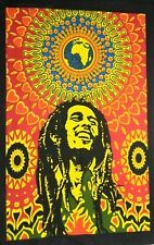 Ethnic Indian Cotton Bob Marley Mandala Poster 30x40" Throw Hippie Wall Hanging