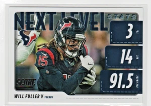 WILL FULLER V 2020 Score NEXT LEVEL STATS Insert #25 Notre Dame MIAMI DOLPHINS - Picture 1 of 1