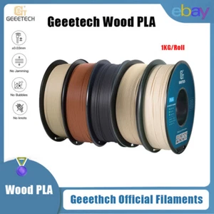 1KG/Roll 1.75mm Wood PLA Geeetech Filament Woody Texture for FDM 3D Printer - Picture 1 of 15