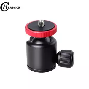 Mini cabezal de bola de metal: trípode de cámara panorámico giratorio y montaje de transmisión en vivo para teléfono - Imagen 1 de 7