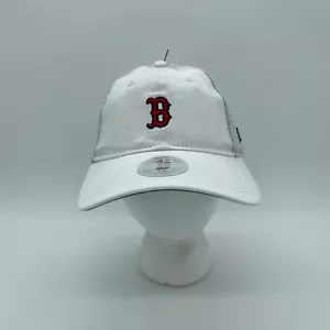 New Era 9Twenty Boston Red Sox MLB Strapback Hat Cap Solid White Adjustable - Picture 1 of 6