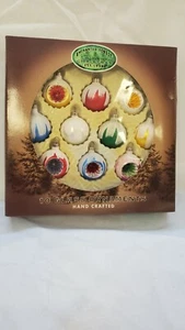 Enchanted Forest 10 Glass Christmas Ornaments  New lot#1892 - Picture 1 of 3