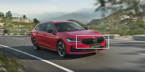 Genuine Skoda Superb IV MK4 Cover Grill Black look Sportline 3P0853761A 041 - Bild 1 von 4