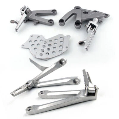 Rider Passenger Footrest Footpegs Bracket Fit for Honda CBR600RR 2005-2006 H0 Foto 1 de 4