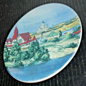Arabia of Finland Helsinki Lautanen Helsingforstall Rik Helsinki Teller Display - Picture 1 of 4