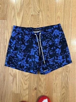 Bañador Michael Kors Board Shorts Hoja Azul Tropical XL Hombre’s Traje de Baño Foto 1 de 4