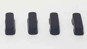 BLACK Rubber Feet Pad Covers 4-PACK for Xbox One S/X XBox 360 SLIM/S Console - Picture 1 of 2