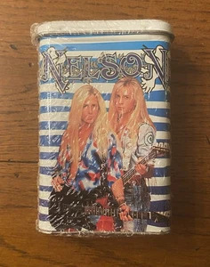 Vintage 1991 NELSON Rock Express BUBBLE GUM latta 24 bastoncini SIGILLATO completo - Foto 1 di 5