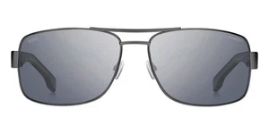 Hugo Boss 1761/S Sunglasses Male Matte Dark Ruthenium 62mm New 100% Authentic - Picture 1 of 5