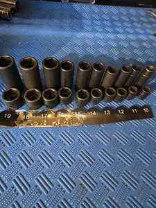 Cornwell Tools USA 3/8dr Metric Impact Socket Set Deep & Shallow 20 Piece - Picture 1 of 17