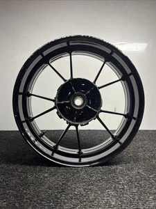 ☑️ OEM GENUINE 2009-2014 BMW S1000RR BLACK REAR WHEEL RIM (53711760) - Picture 1 of 24