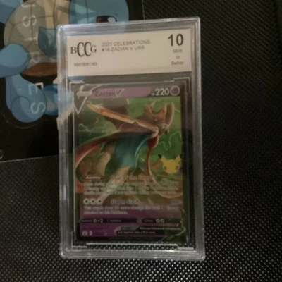 Pokemon BCCG 💎10 Zacian V Celebrations 016/025 - Image 1 of 4