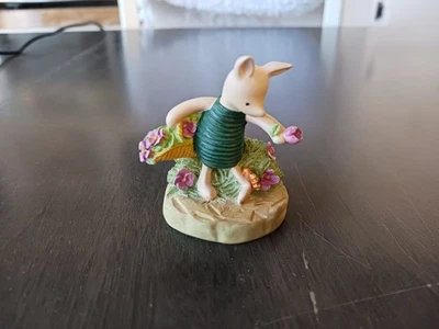 Lenox Disney Winnie the Pooh Dedal Colección Lechón Con Flores Foto 1 de 4