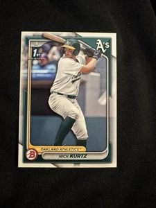 Nick Kurtz 2024 Bowman Draft 1st Baseball Paper Athletics #BD-56 Rookie Card - Bild 1 von 1