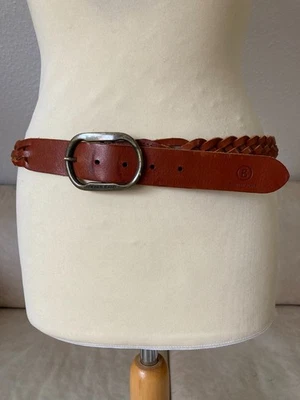 Bogner Vaqueros Estupendo Mujer Piel Cinturón 95 Braun 103x3, 5cm 5Loch Trenzado - Imagen 1 de 4