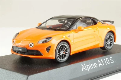 Norev 1/43 Alpine A110 S Pack Aero 2022 Fire Orange Finished Diecast Car 517869 - Image 1 of 2