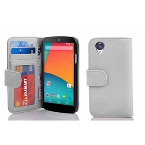 Custodia per LG NEXUS 5 Cover Protezione Portafoglio 3 Slot per Carte Libro - Foto 1 di 3