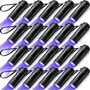 UV Handheld Blacklight Flashlights, Portable Black Light 9 LED Mini Light Tor... - Picture 1 of 7
