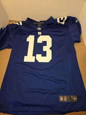 Camiseta deportiva Odell Beckham Jr Nike On Field azul fútbol de los Gigantes de Nueva York 13 juvenil XL Foto 1 de 4