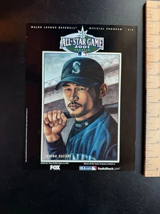 2001 All Star Game Ichiro Suzuki Seattle Mariners Program Display Cover Only (B) - Picture 1 of 4