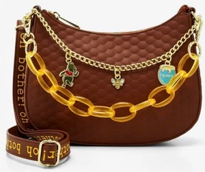NEU Loungefly Disney Winnie Puuh Umhängetasche Wabenmuster exklusiv - Bild 1 von 5