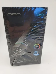 M.2 NVMe PCIe SSD Gehäuse integrierter Lüfter und Schreibschutz Switch... - Bild 1 von 2