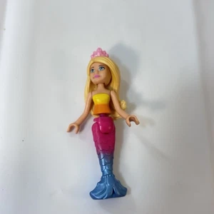 Barbie Dreamtopia Sweetville Mermaid 2.75” Mini Figure Toy Mega Construx Blonde - Picture 1 of 4