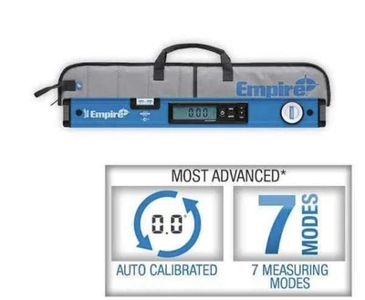 24 in. Empire Blue True Digital Box Level Levelling Tool With Heavy Duty Case - Image 1 of 4
