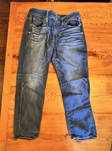 American Eagle Women's Slouchy Jeans Size 10 Regular Blue Denim Stretch - Picture 1 of 4