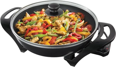 35870 Electric Non-Stick Wok with Lid Included / 5 Precise Temperature Options/R - Image 1 of 4