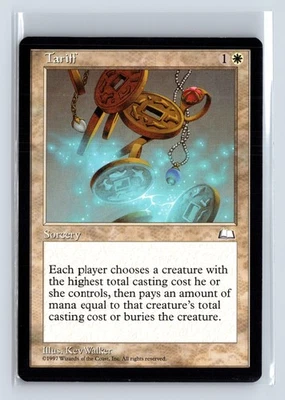 TARIFF – MTG Magic the Gathering Card – Weatherlight – Rare - Image 1 of 4
