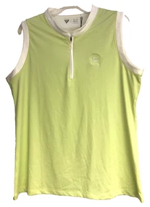 Levelwear Sleeveless Capri 1/4 Zip Golf Polo Shirt Ladies XL Los Cavaliers - Picture 1 of 13