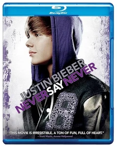 JUSTIN BIEBER "Never Say Never" Blu-ray ** Disc Only ** disc is NEW - Picture 1 of 3